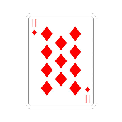 11 of Diamonds Playing Card STICKER Vinyl Die-Cut Decal-4 Inch-The Sticker Space