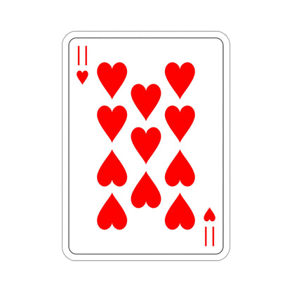 11 of Hearts Playing Card STICKER Vinyl Die-Cut Decal-5 Inch-The Sticker Space