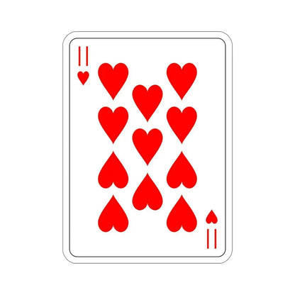 11 of Hearts Playing Card STICKER Vinyl Die-Cut Decal 6 Inch - The Sticker Space
