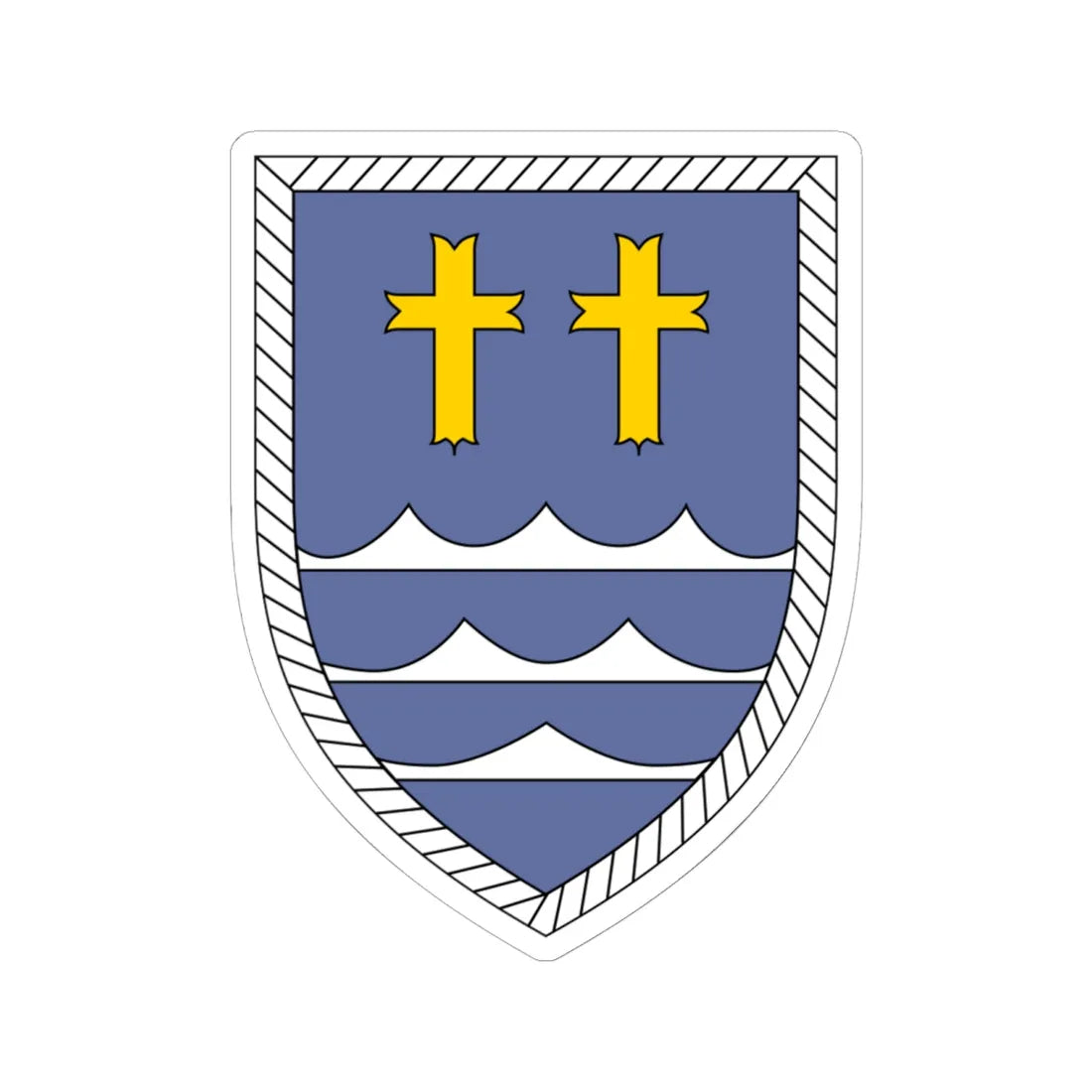 11. Panzergrenadierdivision Bundeswehr (Germany) (Coat of Arms) STICKER Vinyl Kiss-Cut Decal 6 Inch White - The Sticker Space