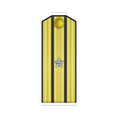 11 PLA Navy Hǎijūn shàoxiào Type 55 (China) (Military Rank) STICKER Vinyl Kiss-Cut Decal 2 Inch White - The Sticker Space