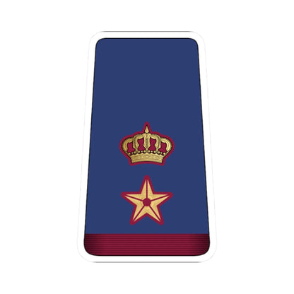11. QEAF LTC (Qatar) (Military Rank) STICKER Vinyl Kiss-Cut Decal 2 Inch White - The Sticker Space