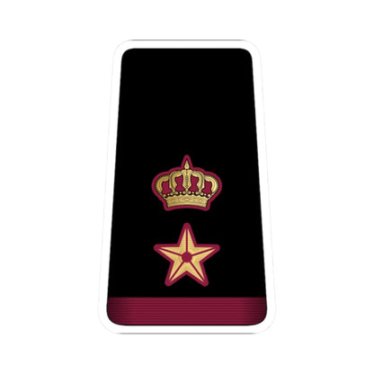 11. QENF LTC (Qatar) (Military Rank) STICKER Vinyl Kiss-Cut Decal 2 Inch White - The Sticker Space