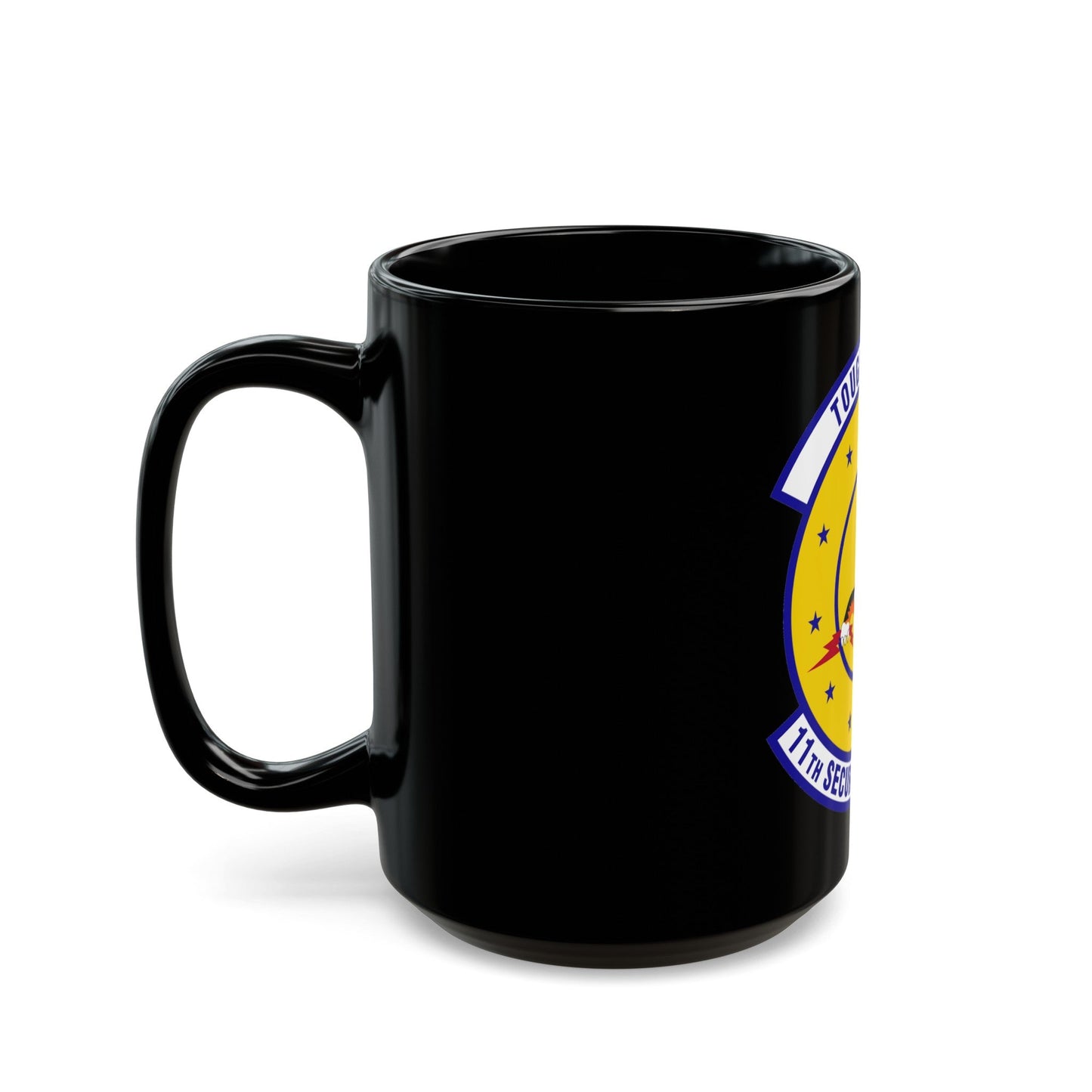 11 Security Forces Squadron USAF (U.S. Air Force) Black Coffee Mug-The Sticker Space