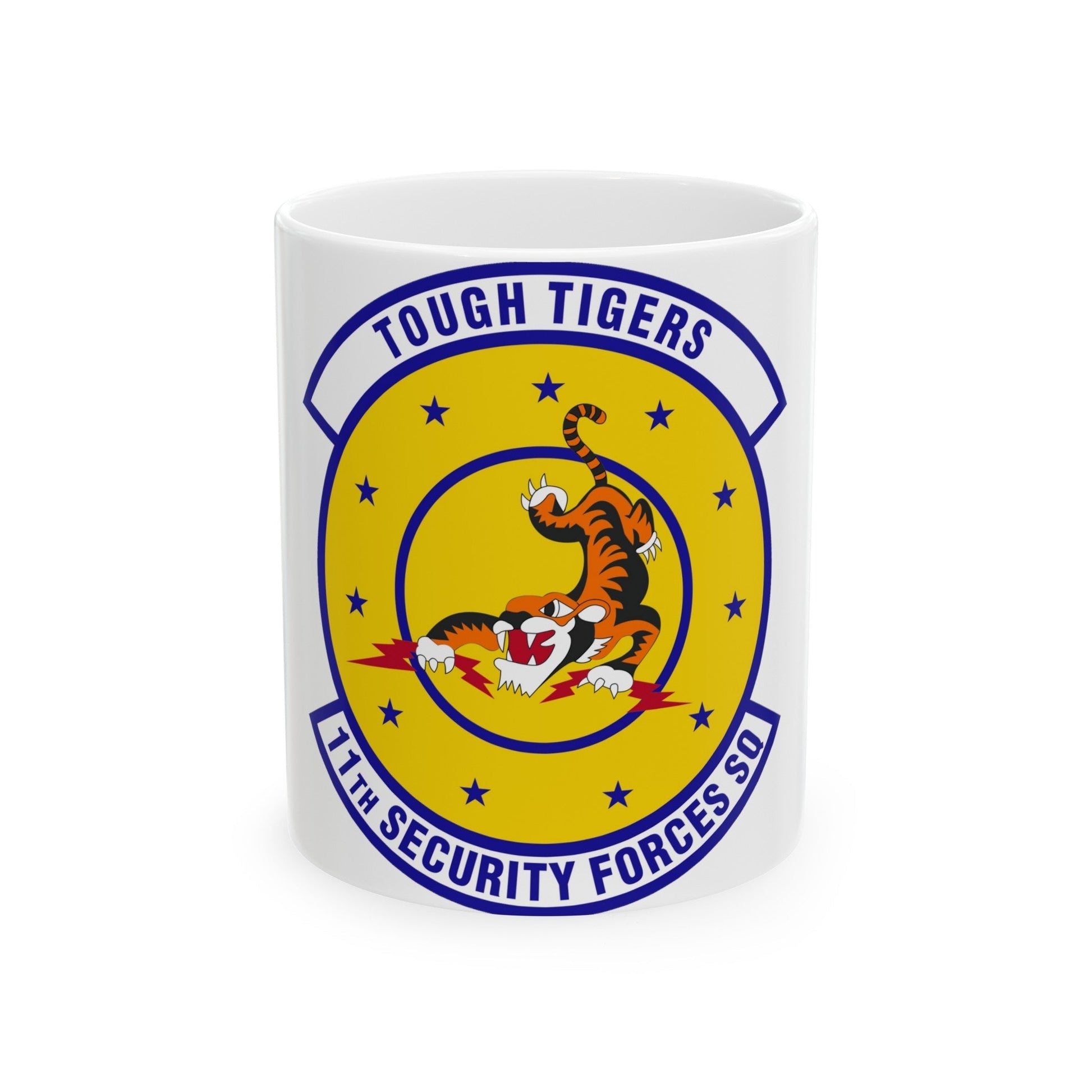 11 Security Forces Squadron USAF (U.S. Air Force) White Coffee Mug-11oz-The Sticker Space