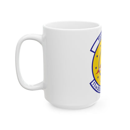 11 Security Forces Squadron USAF (U.S. Air Force) White Coffee Mug-The Sticker Space