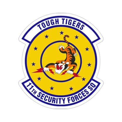 11 Security Forces Squadron USAF (U.S. Air Force) STICKER Vinyl Die-Cut Decal 2 Inch - The Sticker Space