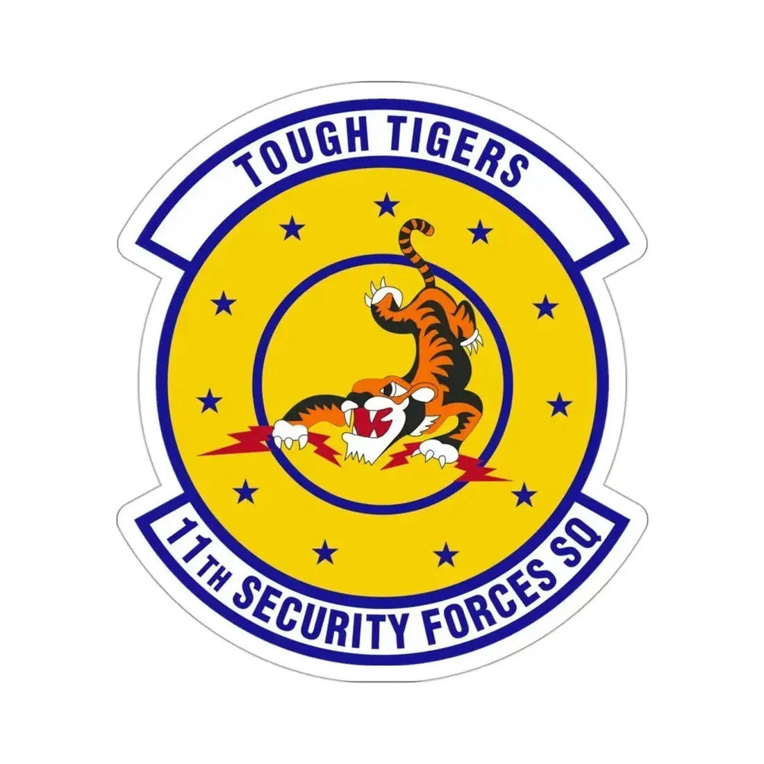 11 Security Forces Squadron USAF (U.S. Air Force) STICKER Vinyl Die-Cut Decal - The Sticker Space
