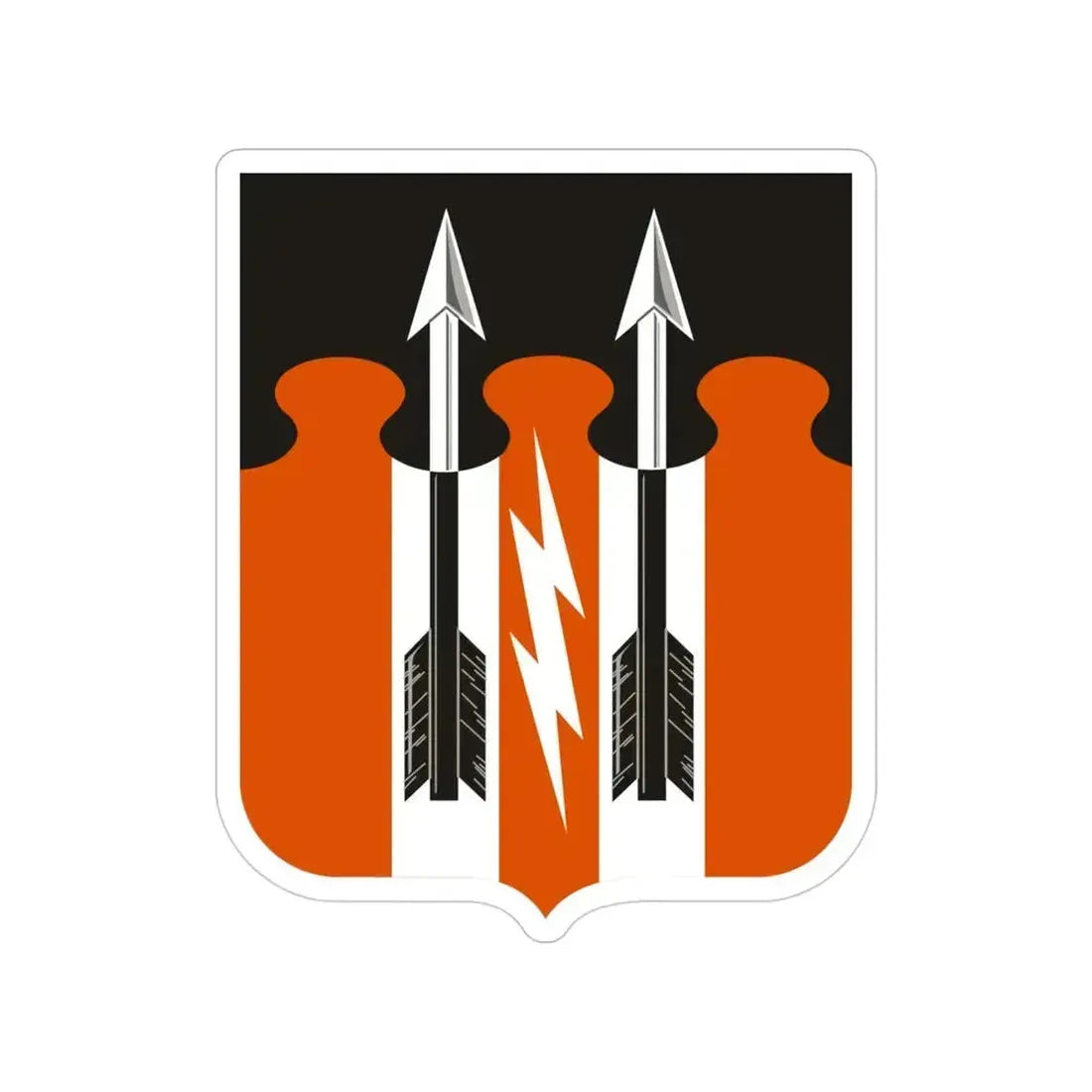 11 Signal Battalion 2 (U.S. Army) Transparent STICKER Die-Cut Vinyl Decal 4 Inch - The Sticker Space