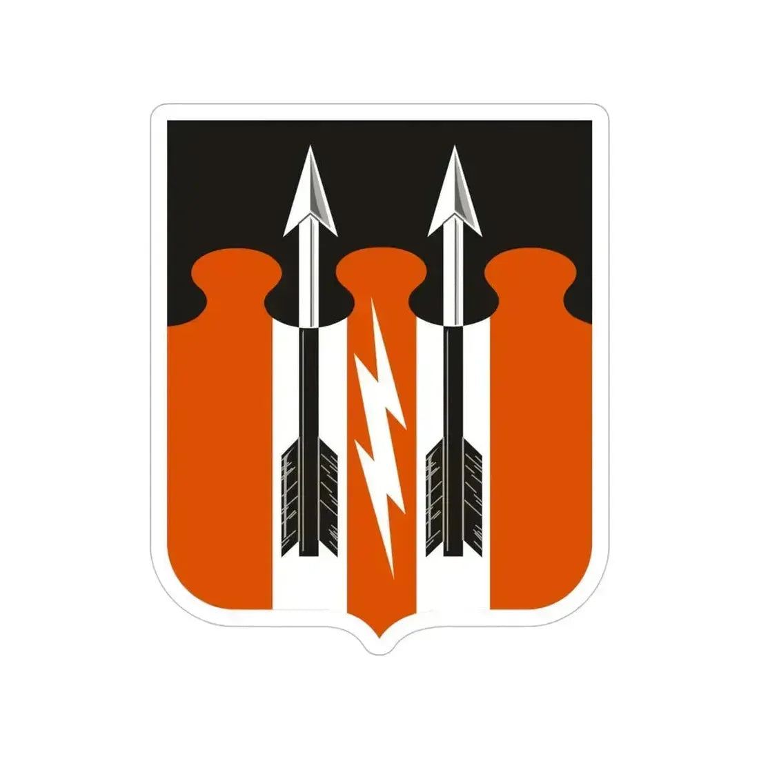 11 Signal Battalion 2 (U.S. Army) Transparent STICKER Die-Cut Vinyl Decal 5 Inch - The Sticker Space