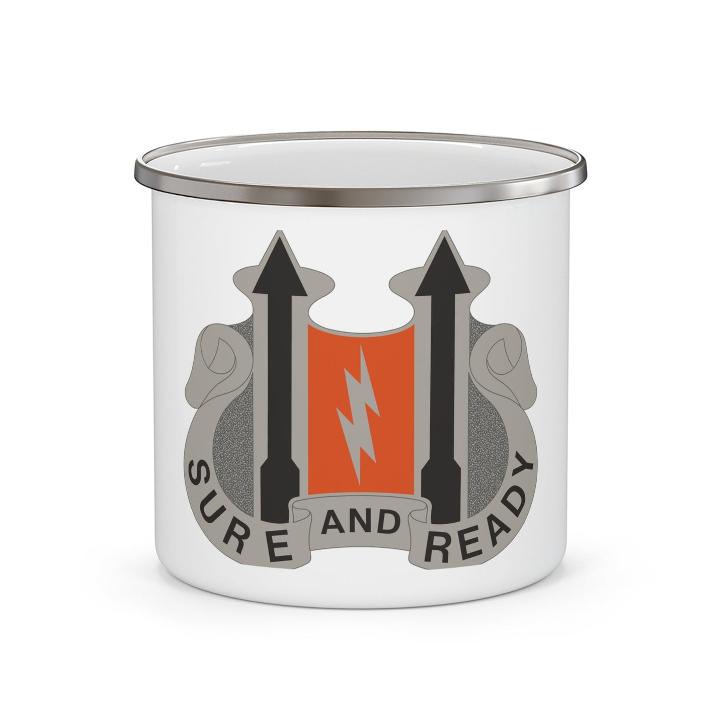 11 Signal Battalion (U.S. Army) 12oz Enamel Mug-12oz-The Sticker Space