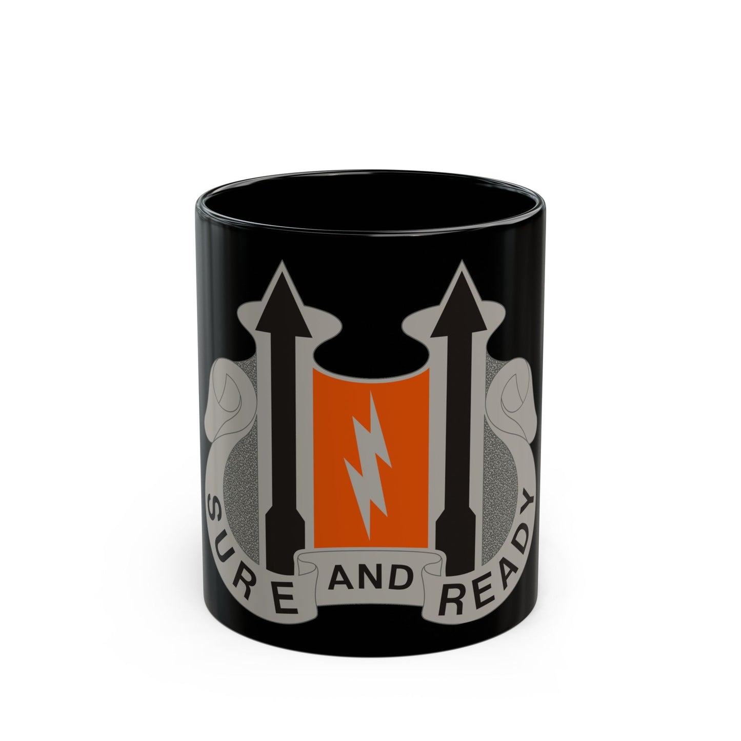 11 Signal Battalion (U.S. Army) Black Coffee Mug-11oz-The Sticker Space