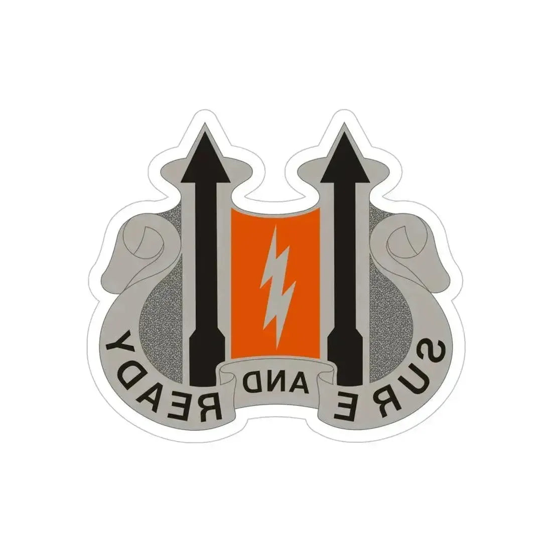 11 Signal Battalion (U.S. Army) REVERSE PRINT Transparent Die-Cut STICKER 6 Inch Die-Cut Transparent - The Sticker Space