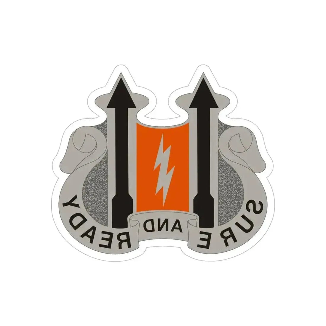 11 Signal Battalion (U.S. Army) REVERSE PRINT Transparent Die-Cut STICKER - The Sticker Space