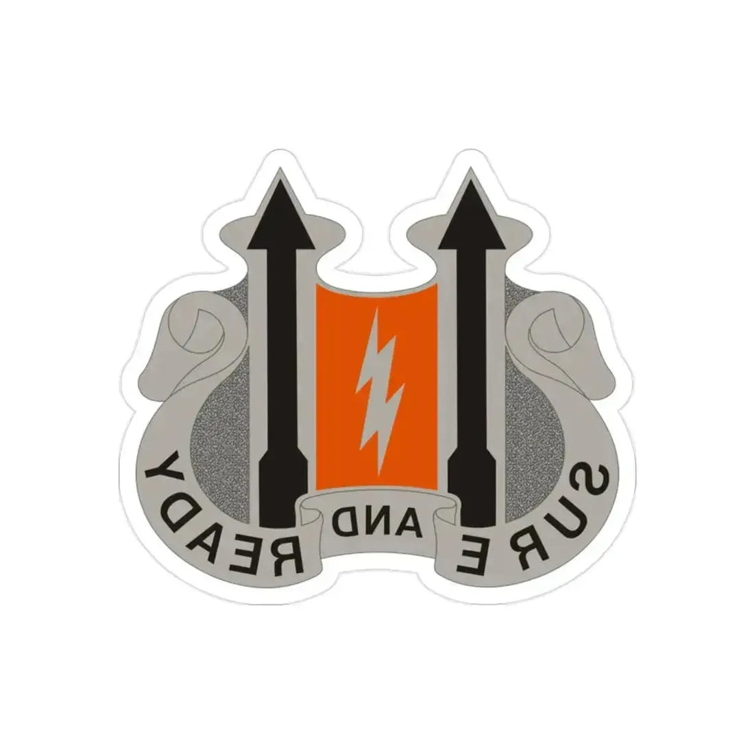 11 Signal Battalion (U.S. Army) REVERSE PRINT Transparent Die-Cut STICKER - The Sticker Space