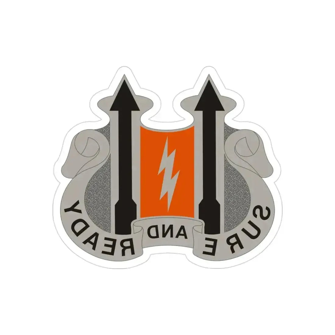 11 Signal Battalion (U.S. Army) REVERSE PRINT Transparent Die-Cut STICKER - The Sticker Space