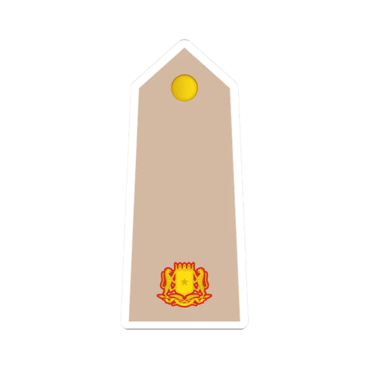 11 Somali Army MAJ (Mali) (Military Rank) STICKER Vinyl Kiss-Cut Decal 2 Inch White - The Sticker Space