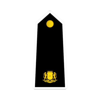 11 Somali Navy MAJ (Mali) (Military Rank) STICKER Vinyl Kiss-Cut Decal 2 Inch White - The Sticker Space