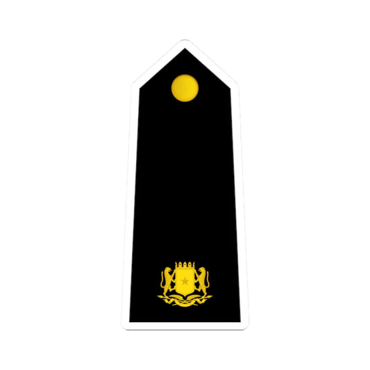 11 Somali Navy MAJ (Mali) (Military Rank) STICKER Vinyl Kiss-Cut Decal 2 Inch White - The Sticker Space
