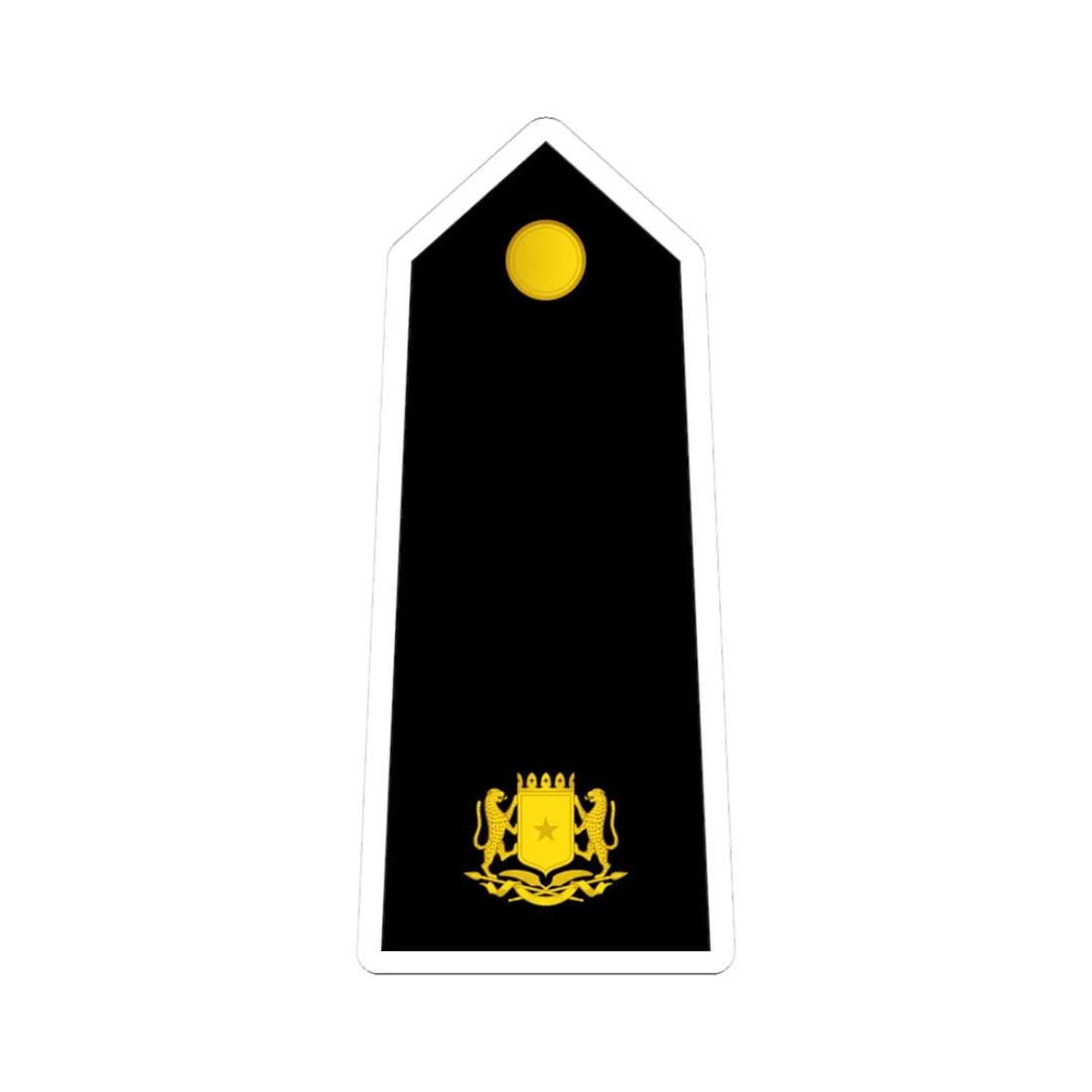 11 Somali Navy MAJ (Mali) (Military Rank) STICKER Vinyl Kiss-Cut Decal 3 Inch White - The Sticker Space