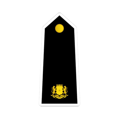 11 Somali Navy MAJ (Mali) (Military Rank) STICKER Vinyl Kiss-Cut Decal 3 Inch White - The Sticker Space
