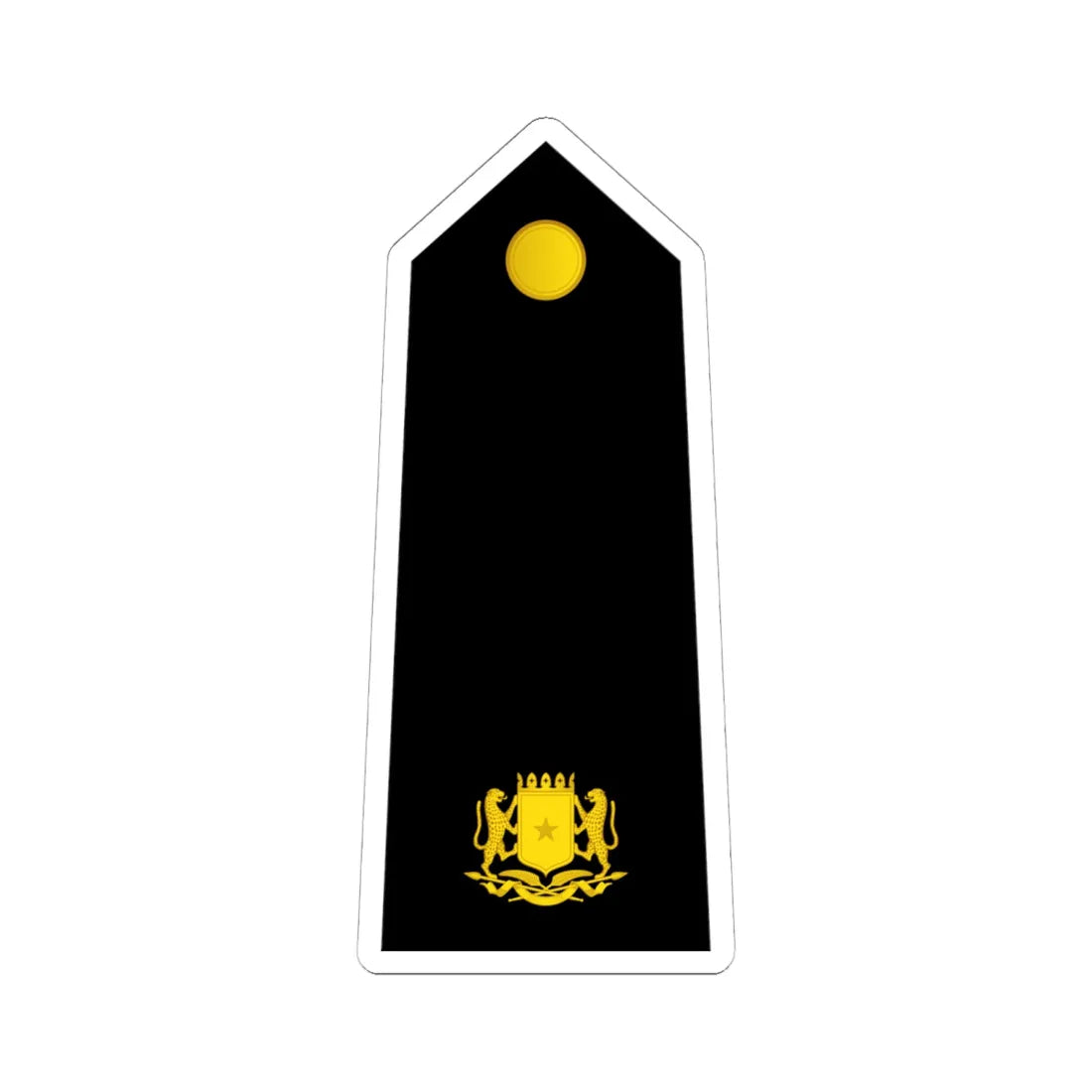 11 Somali Navy MAJ (Mali) (Military Rank) STICKER Vinyl Kiss-Cut Decal 6 Inch White - The Sticker Space
