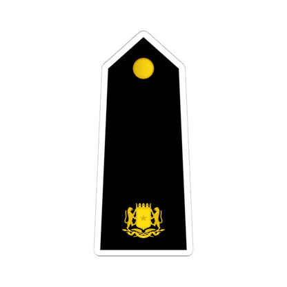 11 Somali Navy MAJ (Mali) (Military Rank) STICKER Vinyl Kiss-Cut Decal 6 Inch White - The Sticker Space