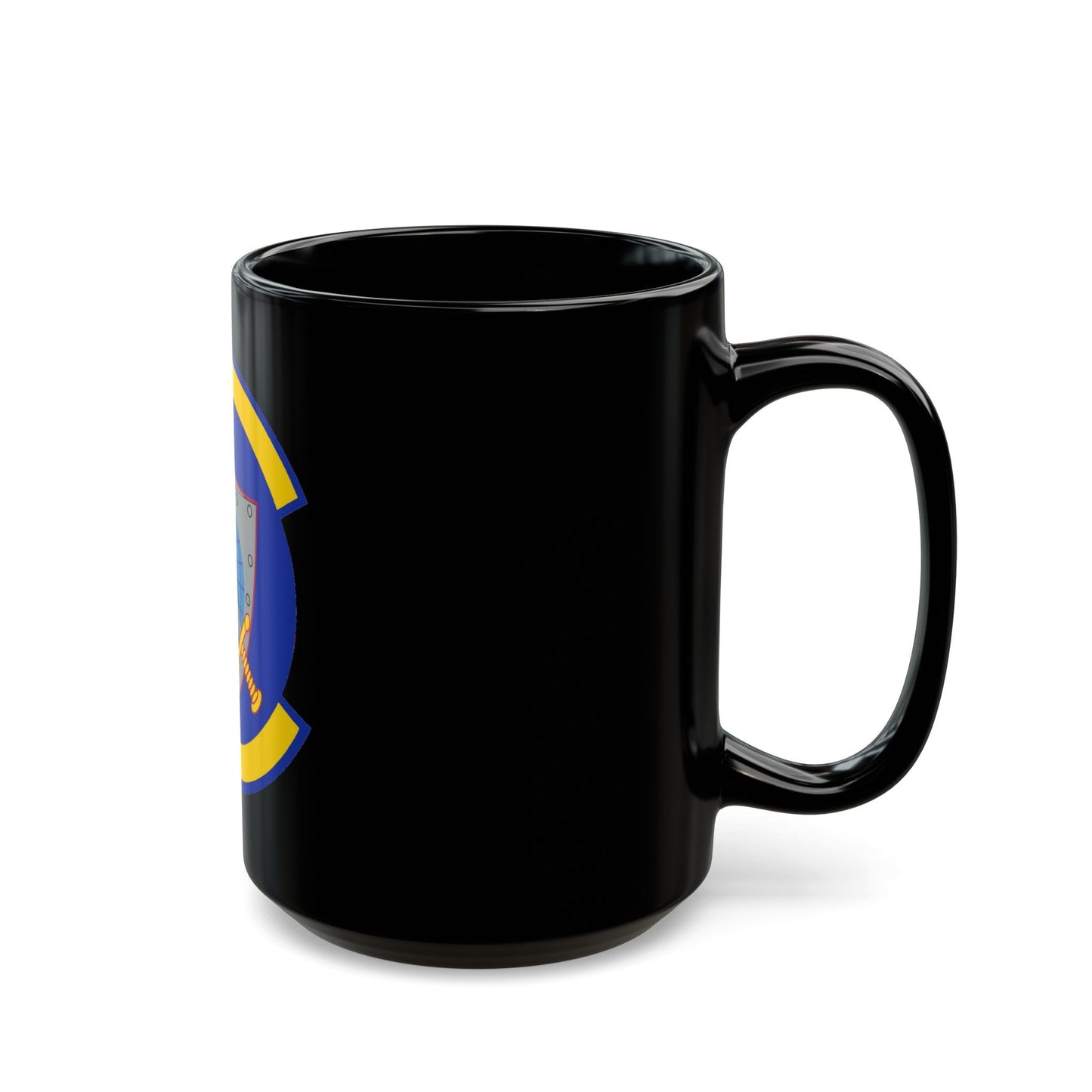 11 Space Warning Squadron USSF (U.S. Air Force) Black Coffee Mug-The Sticker Space