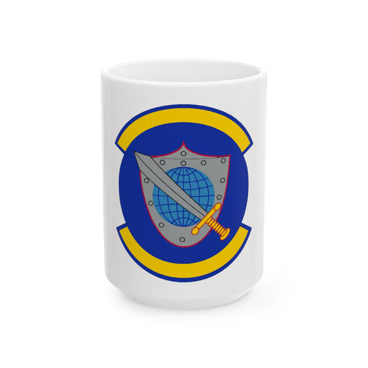 11 Space Warning Squadron USSF (U.S. Air Force) White Coffee Mug-15oz-The Sticker Space