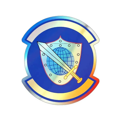 11 Space Warning Squadron USSF (U.S. Air Force) Holographic STICKER Die-Cut Vinyl Decal 6 Inch Holographic - The Sticker Space
