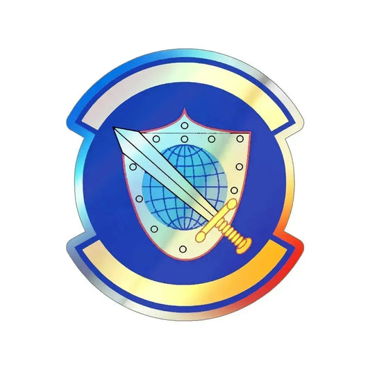 11 Space Warning Squadron USSF (U.S. Air Force) Holographic STICKER Die-Cut Vinyl Decal 6 Inch Holographic - The Sticker Space