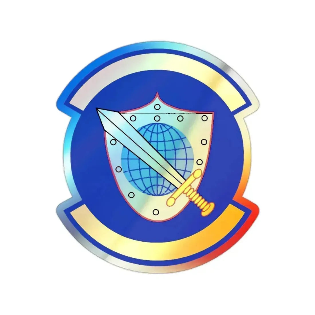 11 Space Warning Squadron USSF (U.S. Air Force) Holographic STICKER Die-Cut Vinyl Decal - The Sticker Space