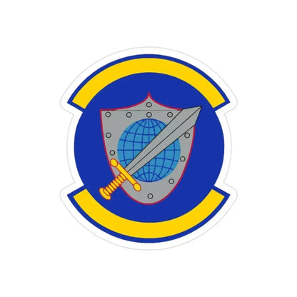 11 Space Warning Squadron USSF (U.S. Air Force) REVERSE PRINT Transparent Die-Cut STICKER - The Sticker Space