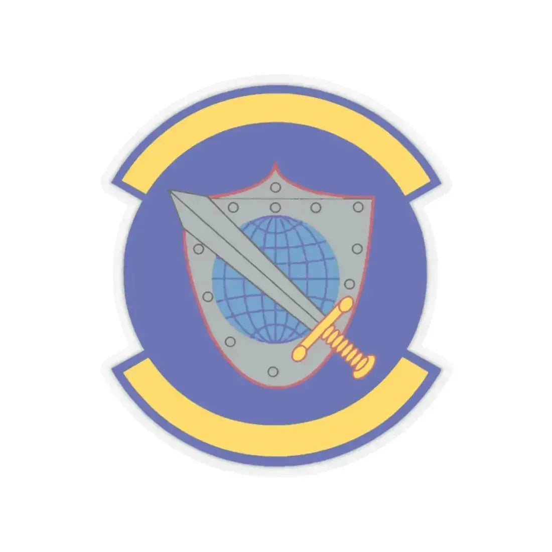 11 Space Warning Squadron USSF (U.S. Air Force) STICKER Vinyl Kiss-Cut Decal 3 Inch Transparent - The Sticker Space