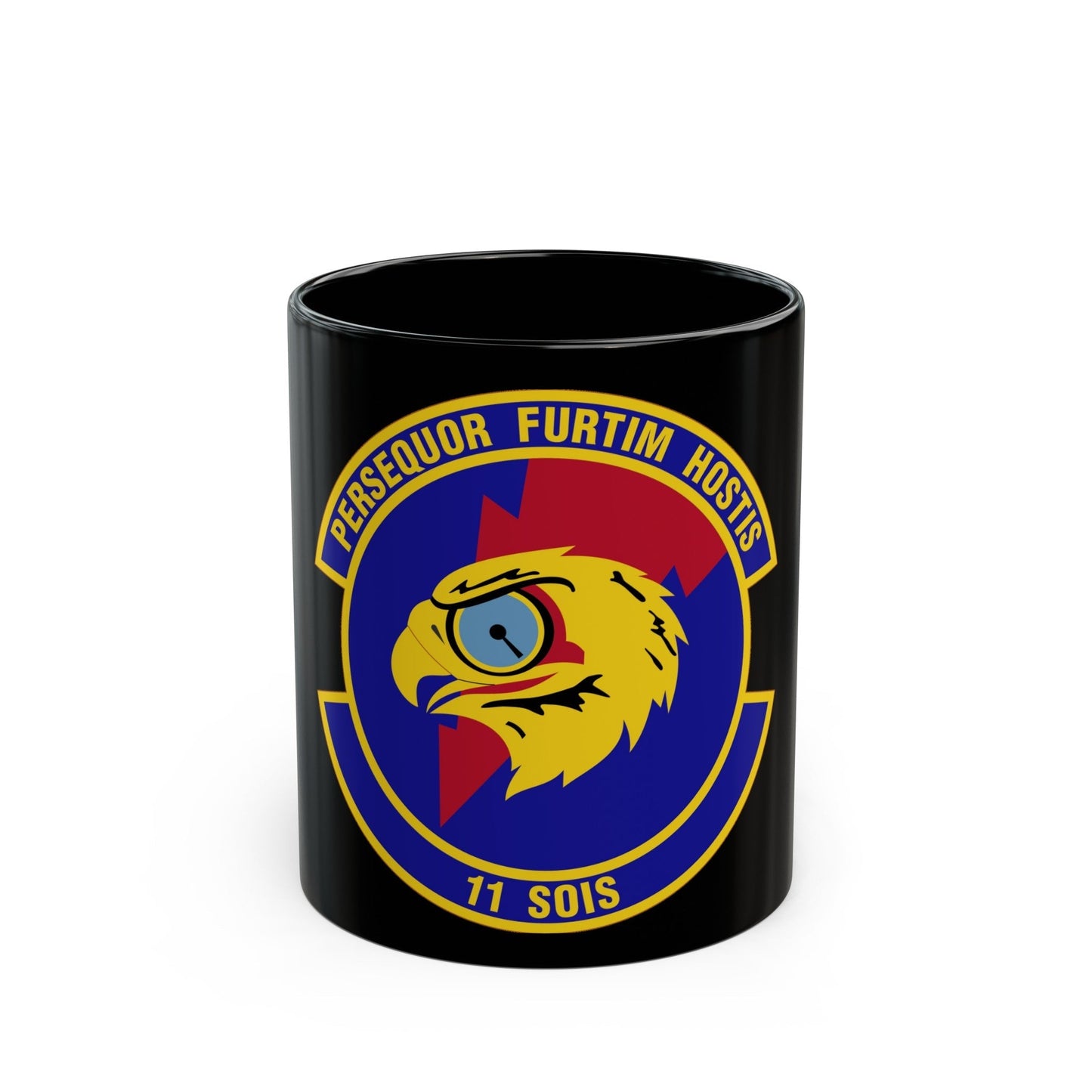 11 Special Operations Intelligence Squadron AFSOC (U.S. Air Force) Black Coffee Mug-11oz-The Sticker Space