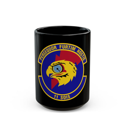 11 Special Operations Intelligence Squadron AFSOC (U.S. Air Force) Black Coffee Mug-15oz-The Sticker Space