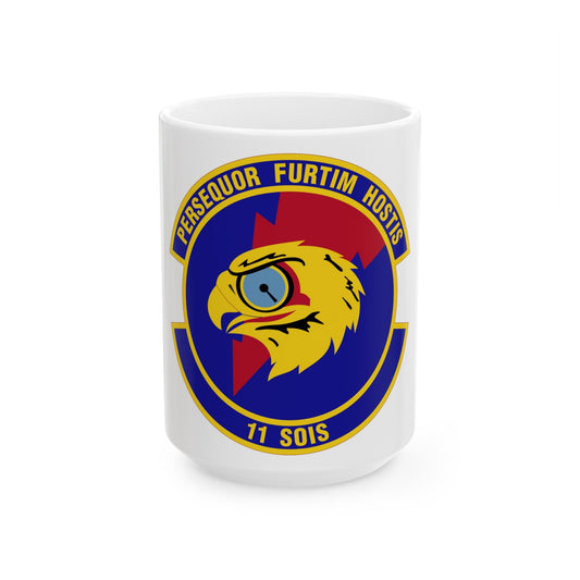 11 Special Operations Intelligence Squadron AFSOC (U.S. Air Force) White Coffee Mug-15oz-The Sticker Space