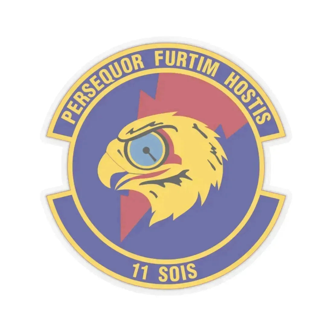 11 Special Operations Intelligence Squadron AFSOC (U.S. Air Force) STICKER Vinyl Kiss-Cut Decal 2 Inch Transparent - The Sticker Space