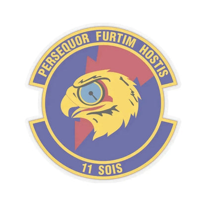11 Special Operations Intelligence Squadron AFSOC (U.S. Air Force) STICKER Vinyl Kiss-Cut Decal 6 Inch Transparent - The Sticker Space