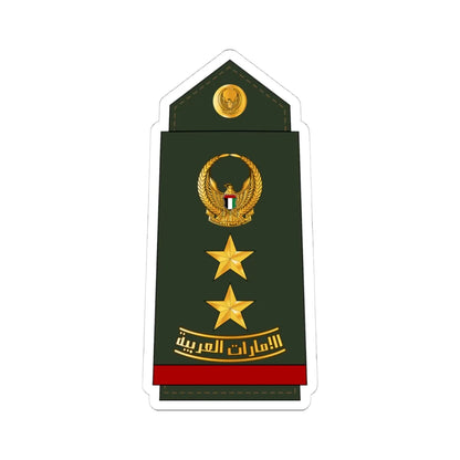 11 UAEA COL (United Arab Emirates) (Military Rank) STICKER Vinyl Kiss-Cut Decal 4 Inch White - The Sticker Space