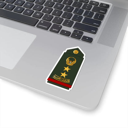 11 UAEA COL (United Arab Emirates) (Military Rank) STICKER Vinyl Kiss-Cut Decal - The Sticker Space