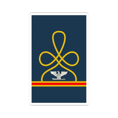 11 US Army Mess Uniform COL (United States) (Military Rank) STICKER Vinyl Kiss-Cut Decal 3 Inch White - The Sticker Space