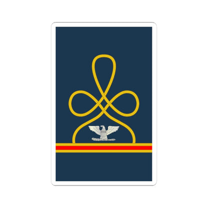 11 US Army Mess Uniform COL (United States) (Military Rank) STICKER Vinyl Kiss-Cut Decal 4 Inch White - The Sticker Space