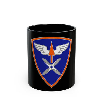 110 Aviation Brigade (U.S. Army) Black Coffee Mug-11oz-The Sticker Space