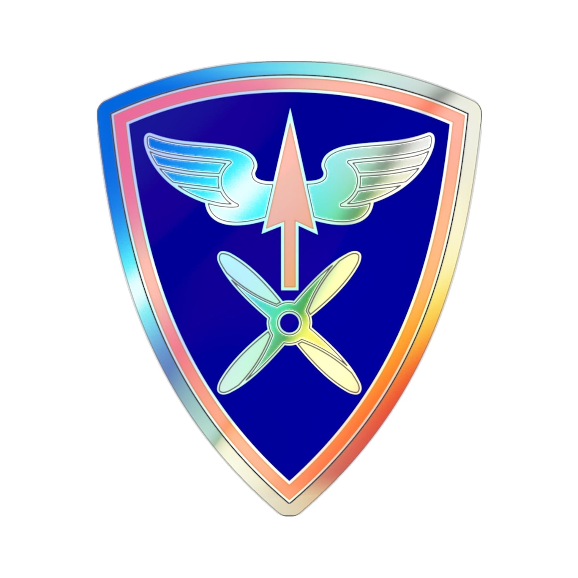 110 Aviation Brigade (U.S. Army) Holographic STICKER Die-Cut Vinyl Decal-2 Inch-The Sticker Space