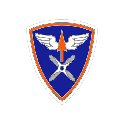 110 Aviation Brigade (U.S. Army) REVERSE PRINT Transparent STICKER-6" × 6"-The Sticker Space