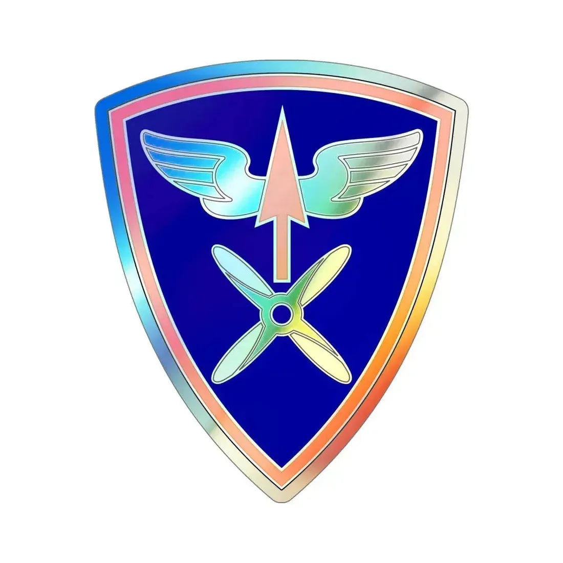 110 Aviation Brigade (U.S. Army) Holographic STICKER Die-Cut Vinyl Decal - The Sticker Space