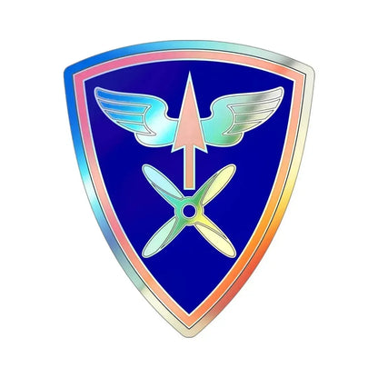 110 Aviation Brigade (U.S. Army) Holographic STICKER Die-Cut Vinyl Decal - The Sticker Space