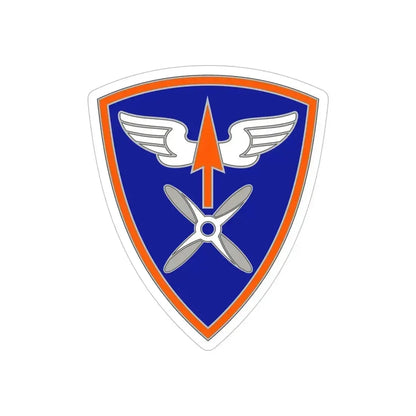 110 Aviation Brigade (U.S. Army) REVERSE PRINT Transparent Die-Cut STICKER - The Sticker Space