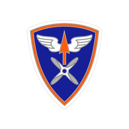 110 Aviation Brigade (U.S. Army) REVERSE PRINT Transparent Die-Cut STICKER - The Sticker Space